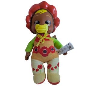 Cry Babies Tiny Cuddles‎ AVA Flower Plush Doll with Pacifier Toy